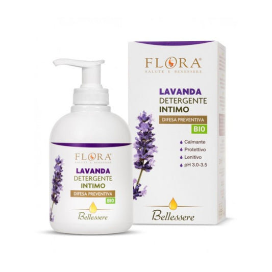Gel Íntimo de Alfazema FLORA. Acalma, protege e suaviza. 250 ml