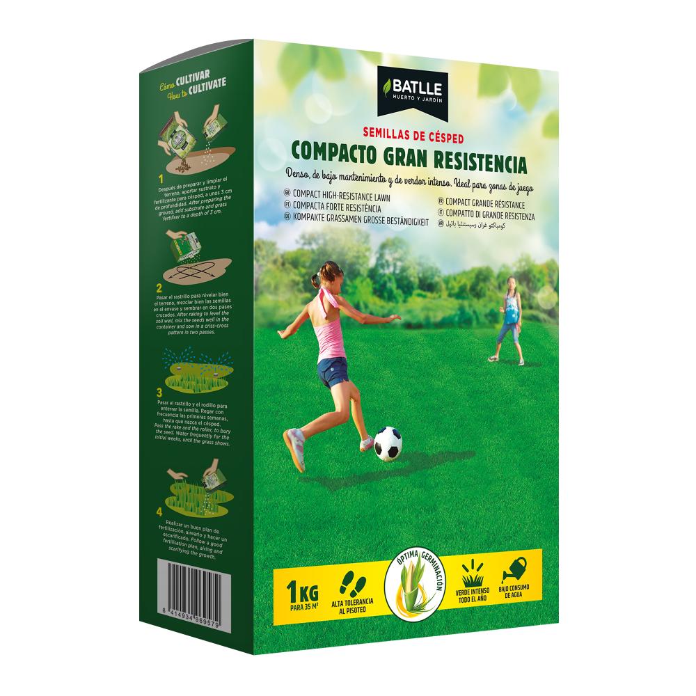 Sementes de relva compactas de alta resistência Batlle 5 kg