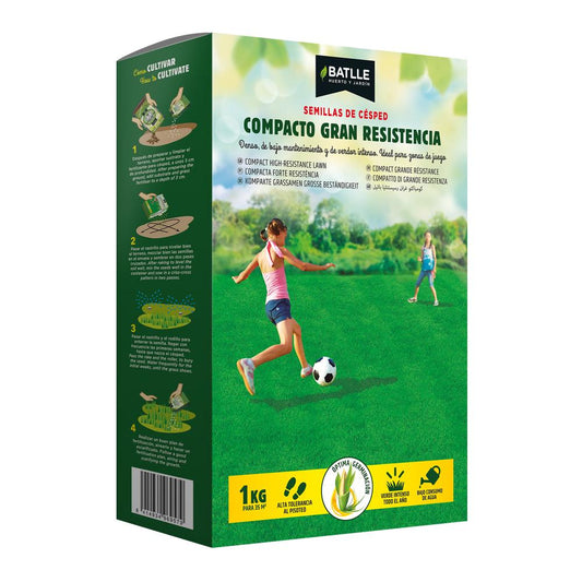 Sementes de relva compactas de alta resistência Batlle 5 kg