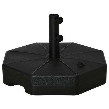 Outsunny Base De Sombrilla Rellenable De Agua 28 Kg Arena 40 Kg Terraza Jardín_0