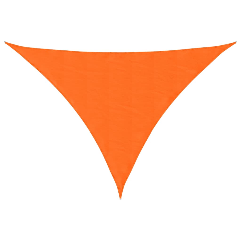 Toldo De Vela Triangular Tela Oxford Naranja 2,5x2,5x3,5 M_0