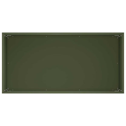 Macetero De Jardín 2 Uds. Verde Oliva 60 X 30 X 40 Cm_4