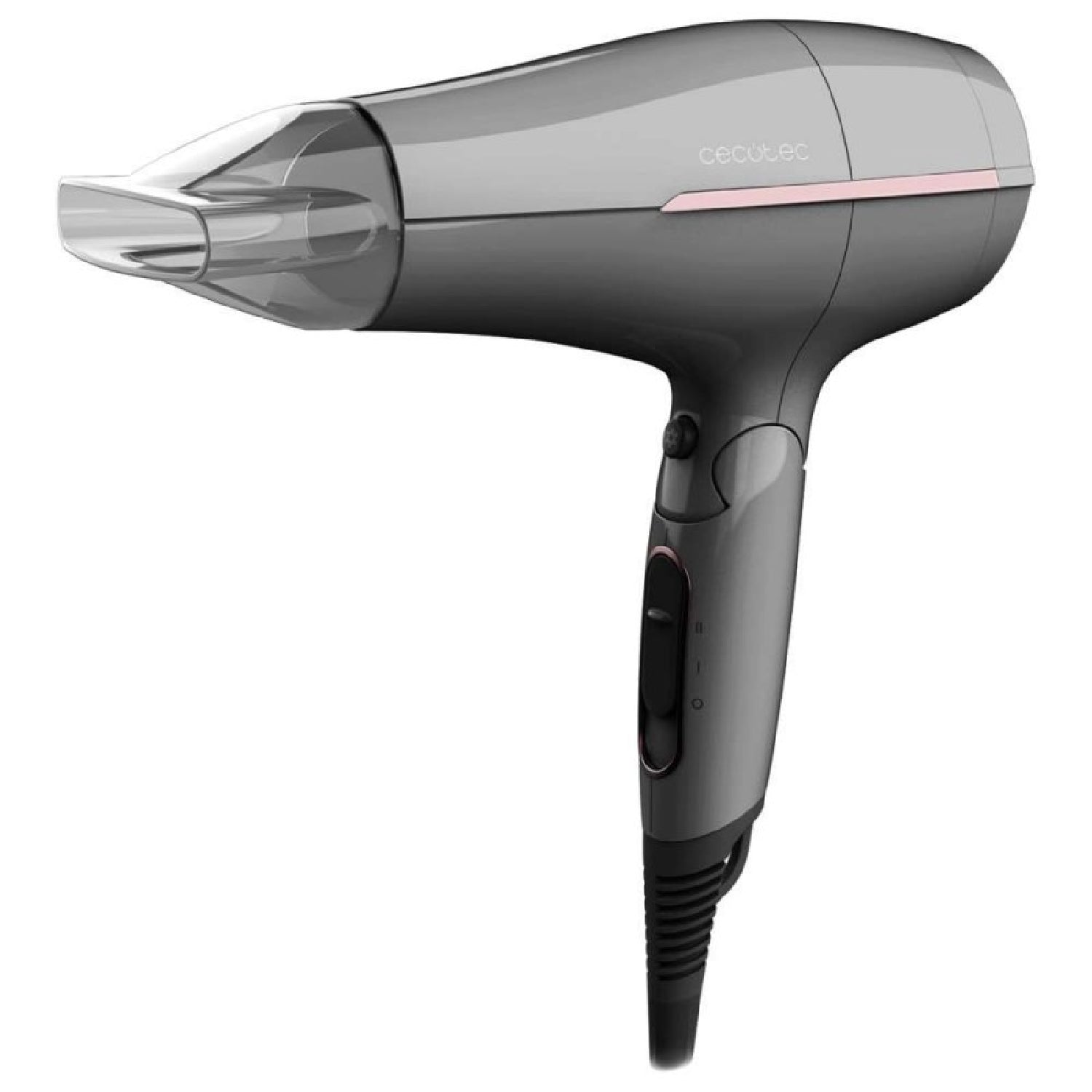 Cecotec Secador De Pelo De Viaje Ionicare Power&go Heaven Grey. 2000w, 2 Temperaturas, 2 Velocidades_1