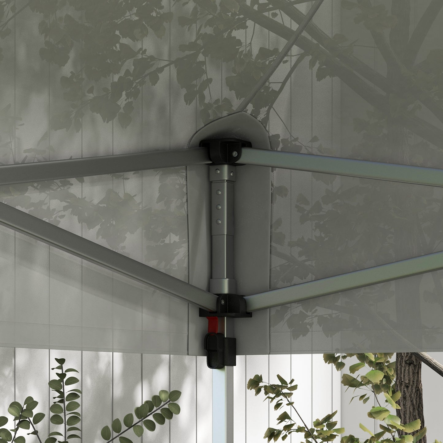 Outsunny Techo De Repuesto Para Carpa Plegable 3x3 M Impermeable Blanco_3