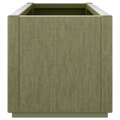 Caja De Flores De Jardín Verde 80 X 36 X 35 Cm Pp_4