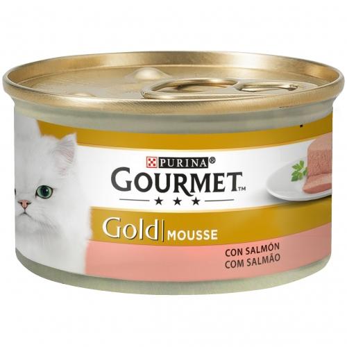 Pack de 24 unidades de Mousse GOURMET GOLD para Salmão 85g