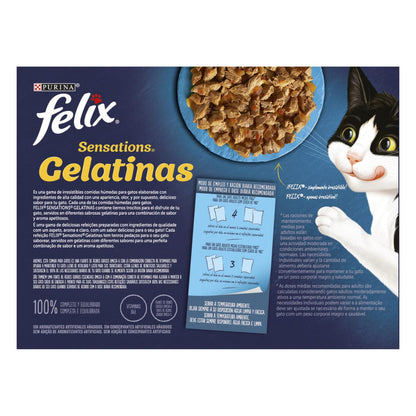 FELIX Sensations festa do mar Gelatina Multipack 12x85 g