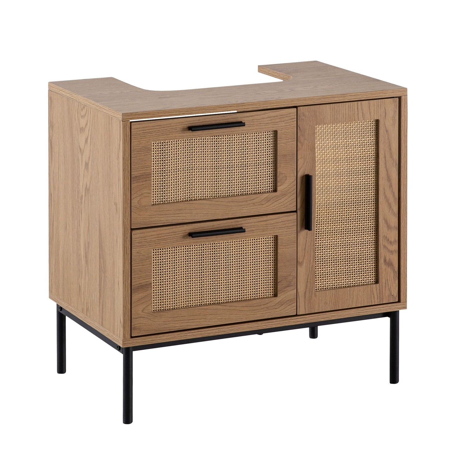 Mueble De Baño Compacto Y Práctico Modelo Wl6.876_0