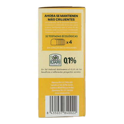 Biscoitos de Espelta Biológicos Sol Natural 270 g