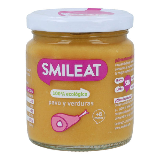 Smileat Peru e Vegetais Biológicos em Pote +6 meses, 230g