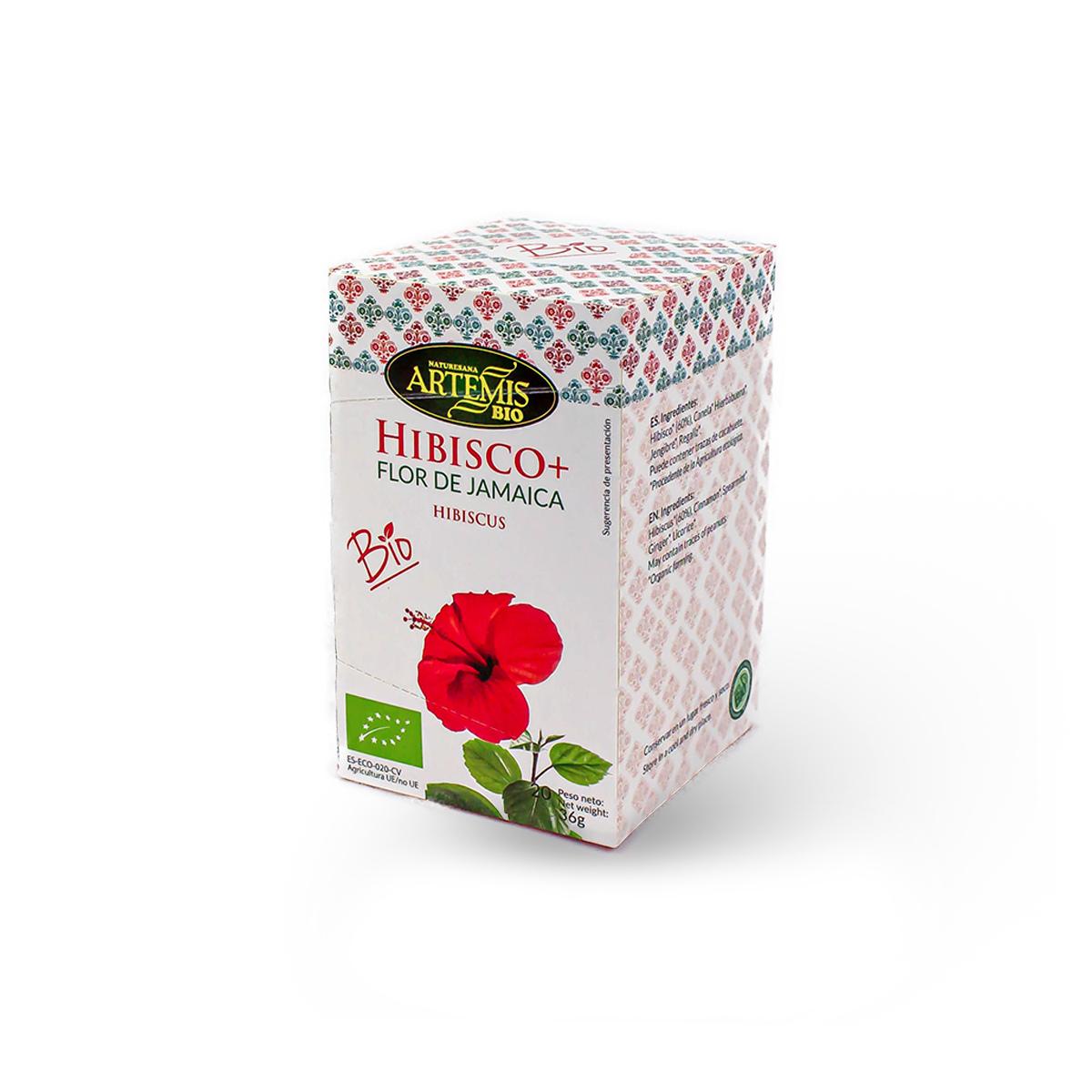 Infusão de hibisco, flor da Jamaica, Ártemis, 20 filtros.