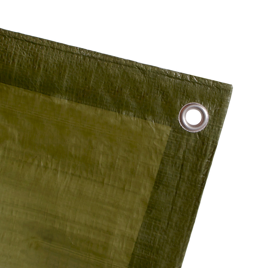 Toldo Reforzado Verde - Protección Durable Para Exteriores - 5x8 M - Multicolor_1
