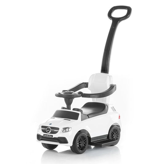 Correpasillos Con Mango Parental Y Capota Mercedes Amg Gle 63 White_0