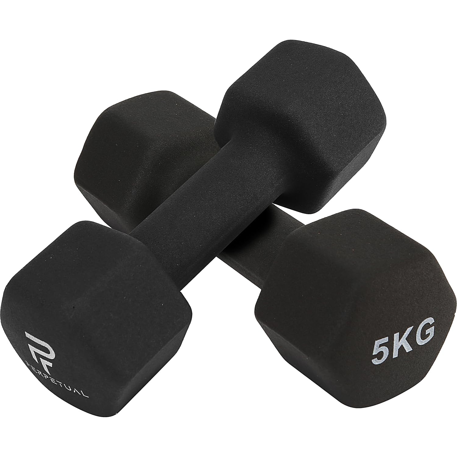 Mancuernas De Neopreno De 5kg (2 Unidades) Con Agarre Antideslizante_0