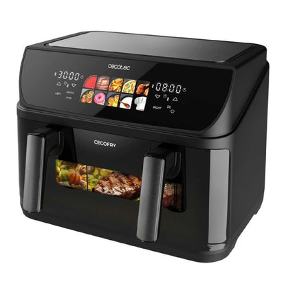 Cecotec Freidora De Aire 10l, 4 Resistencias, Air Fryer, Cecofry&grill Duoheat 10000. 2800w, Dorado Perfecto Y Sabor De_2