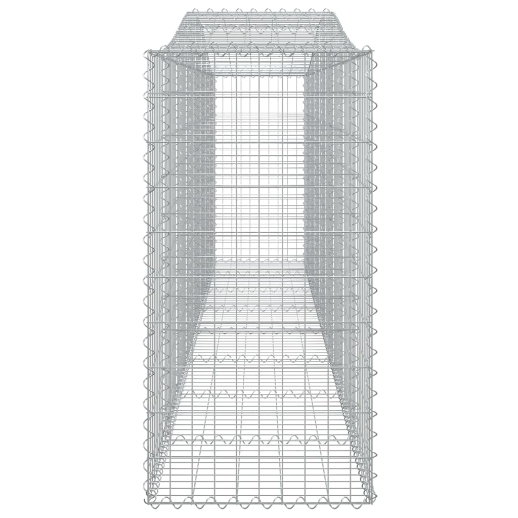 Cestas De Gaviones 4 Uds Forma De Arco Hierro 400x50x100/120 Cm_4