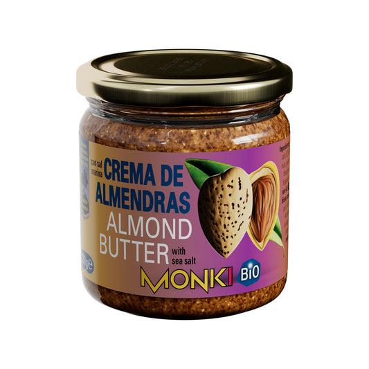 Creme de amêndoa torrada Monki 330 g