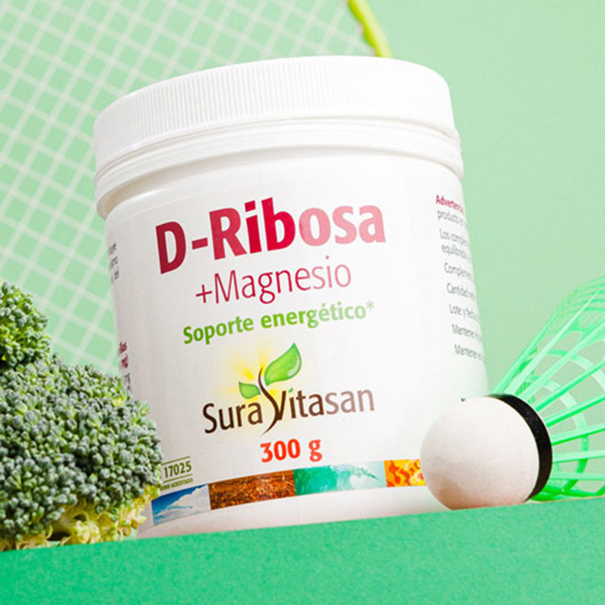 D-Ribose + Magnésio, Sura Vitasan, 300 gr