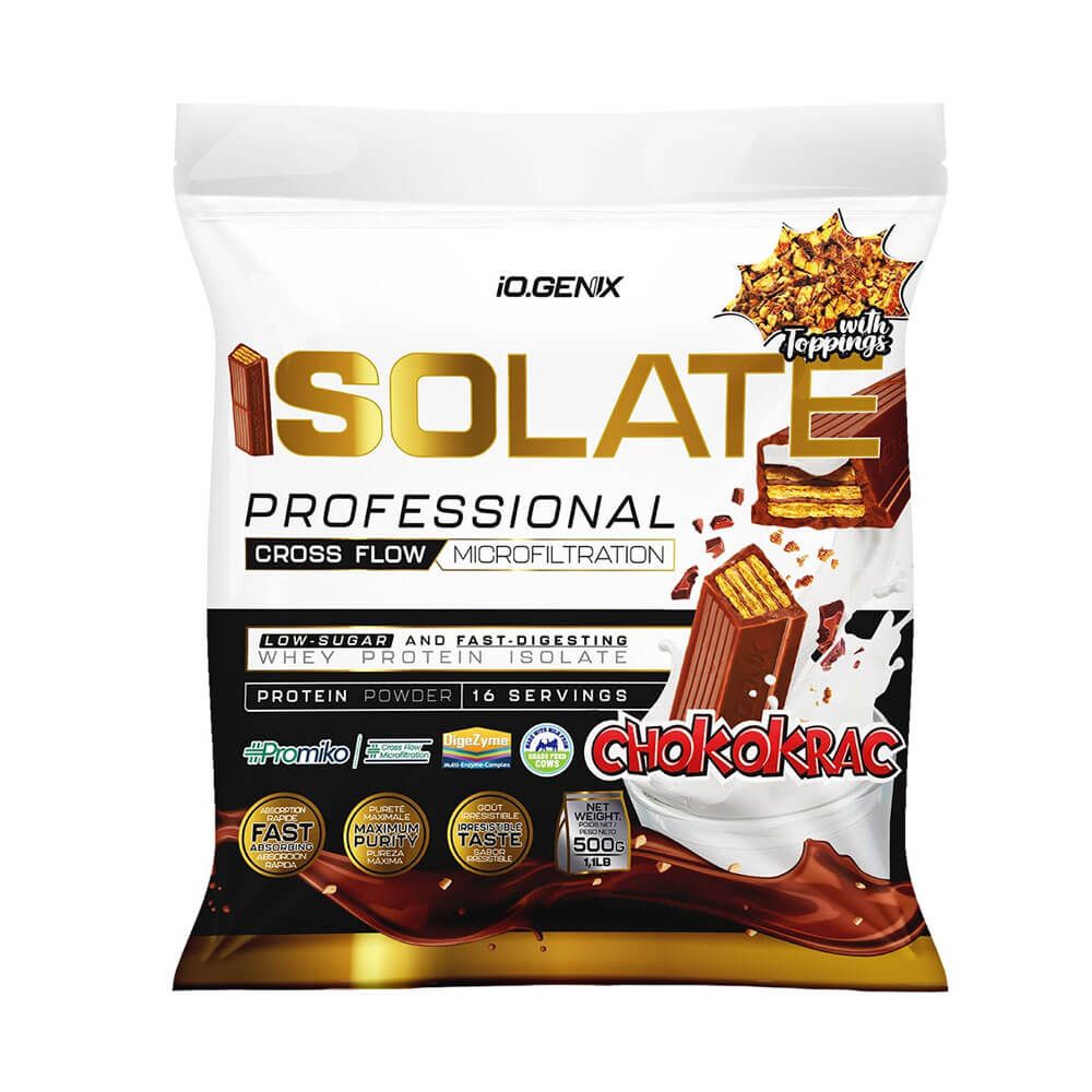Isolate Profesional - 500g - Chokokrac - Proteína De Aislado De Suero Isolate - Io.genix_0