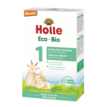 Demeter Holle Leite de Cabra Biológico para Bebé Fórmula 1 400g