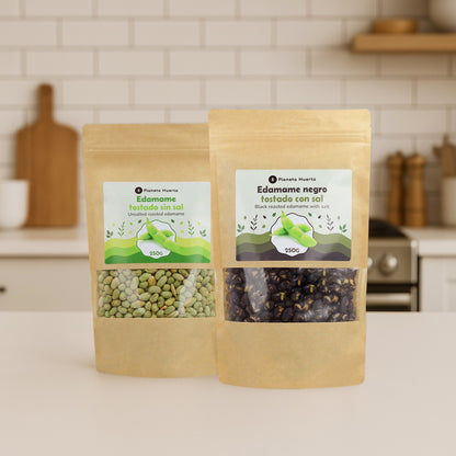 Edamame preto torrado com sal Planeta Huerto 250 g