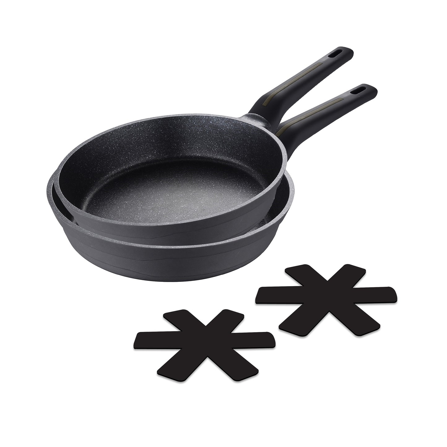 Set De 2 Sartenes Ø20ø24cm Con Protectores Bistro San Ignacio_0