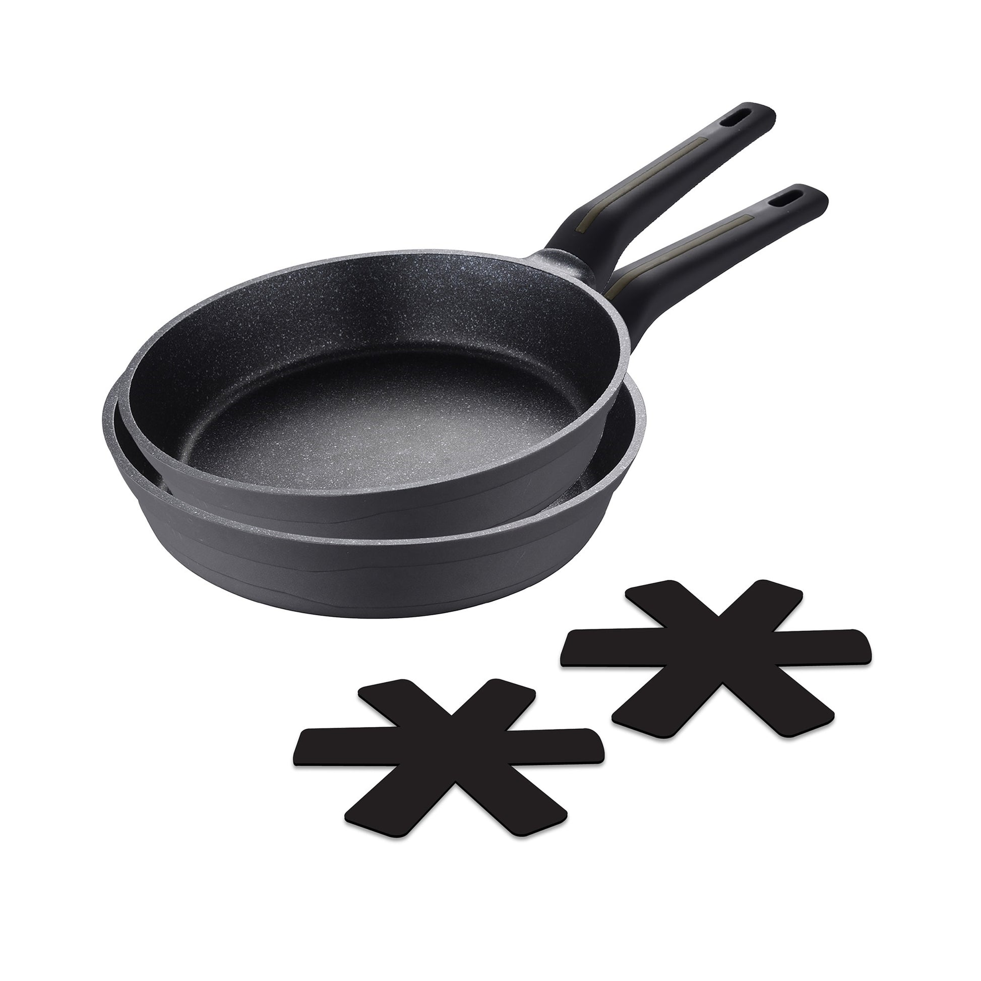 Set De 2 Sartenes Ø20ø24cm Con Protectores Bistro San Ignacio_0