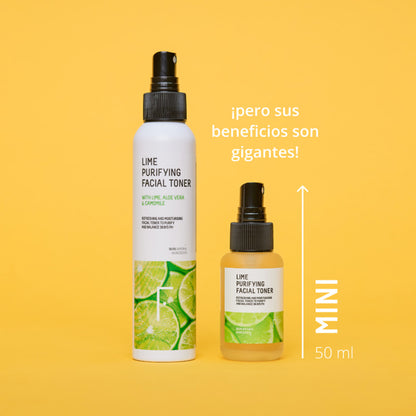 Minisize - Tónico Facial Purificante de Lima, Freshly Cosmetics, 50ml