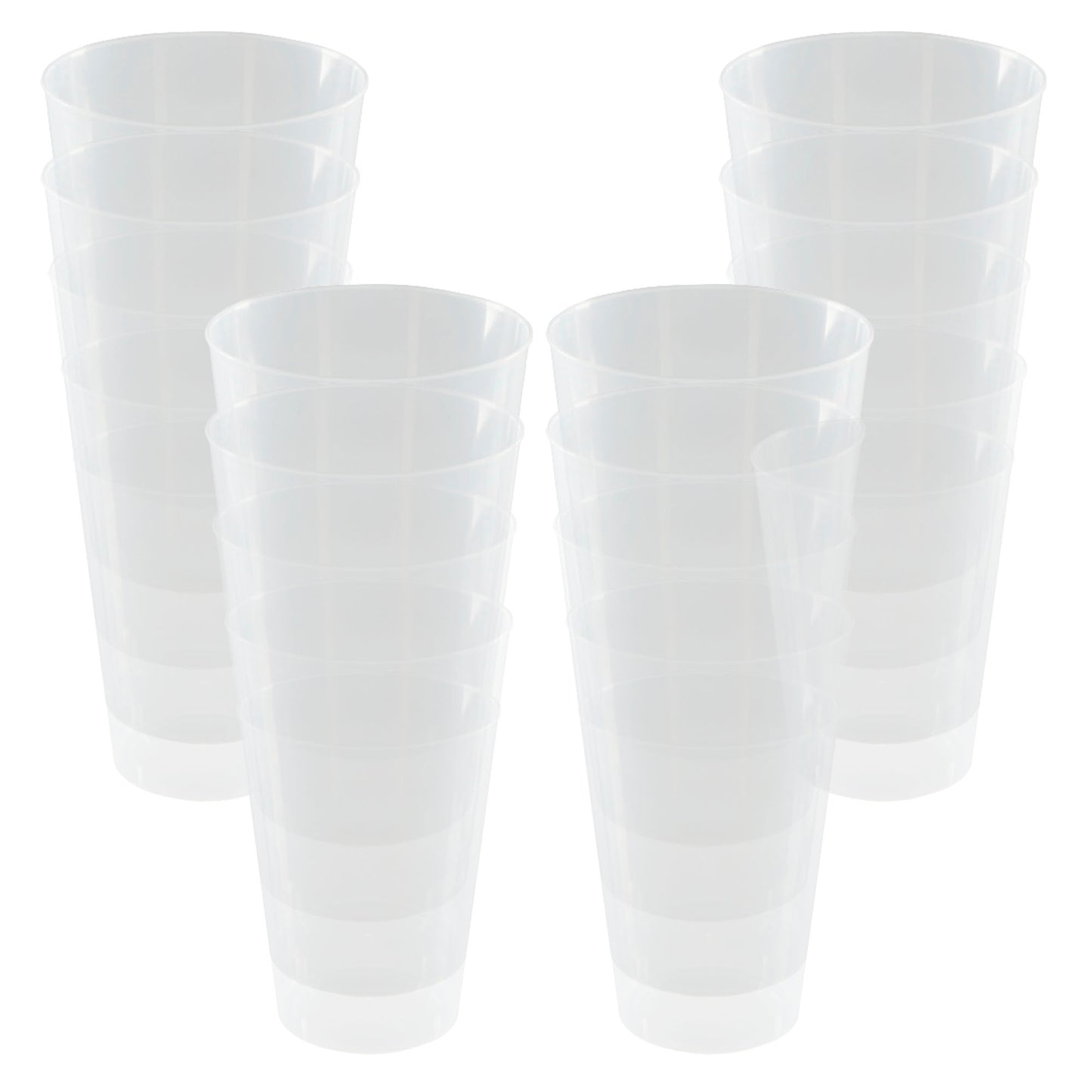 Pack De 20 Vasos Grande Reutilizable 550ml_0