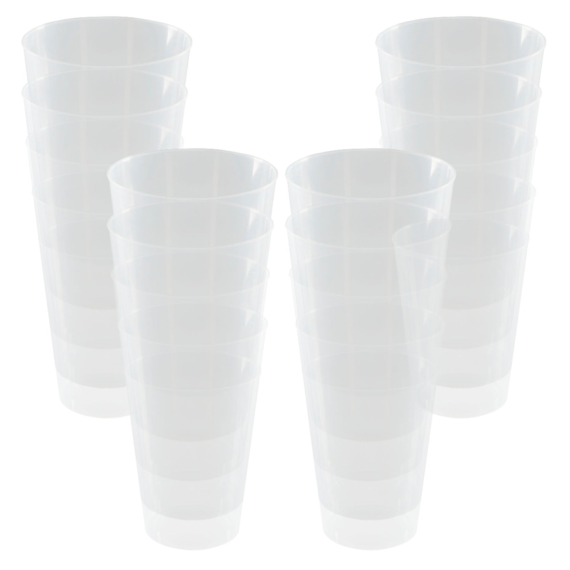 Pack De 20 Vasos Grande Reutilizable 550ml_0