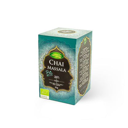 Infusão de Chá Masala Artemis Bio Chai 20 Saquetas