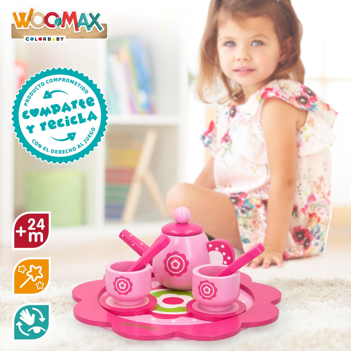 Woomax Juego De Té Infantil De Madera_3