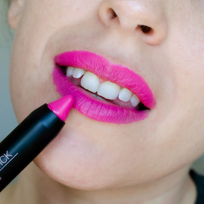Pintalabios Rosa Flúor Basic Coloursfun 4g Camaleon Cosmetics_2
