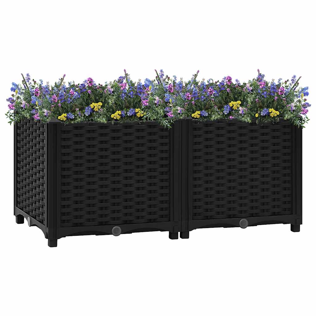 Jardinera Elevada 80x40x38 Cm Polipropileno_1