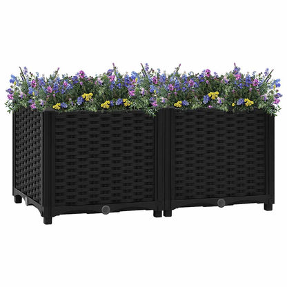 Jardinera Elevada 80x40x38 Cm Polipropileno_1