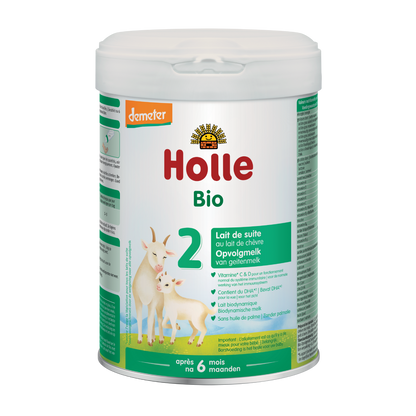 Leite de transição de cabra 2 (após o 6º mês) LATA, Holle, 800g