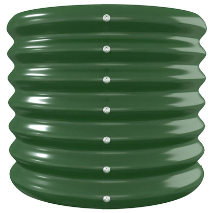 Jardinera Arriate Acero Galvanizado Verde 332x40x36 Cm_3
