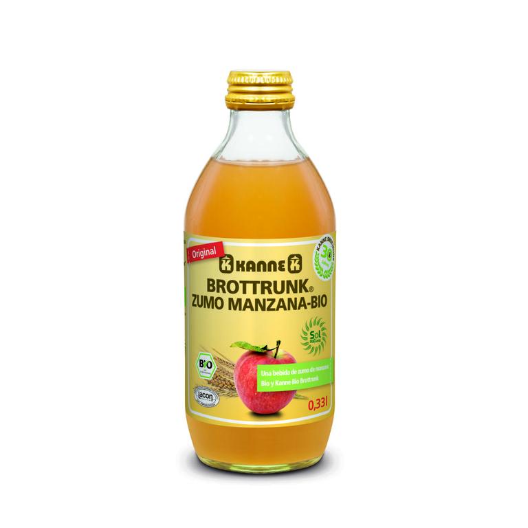 Brottrunk com bebida fermentada de maçã biológica Kanne 330 ml