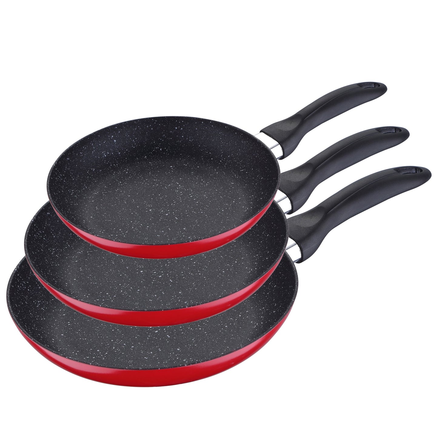 Set De 3 Sartenes San Ignacio Con Revestimiento En Mármol