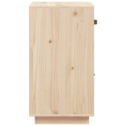 Aparador De Madera Maciza De Pino 34x40x75 Cm / Vetonek_5