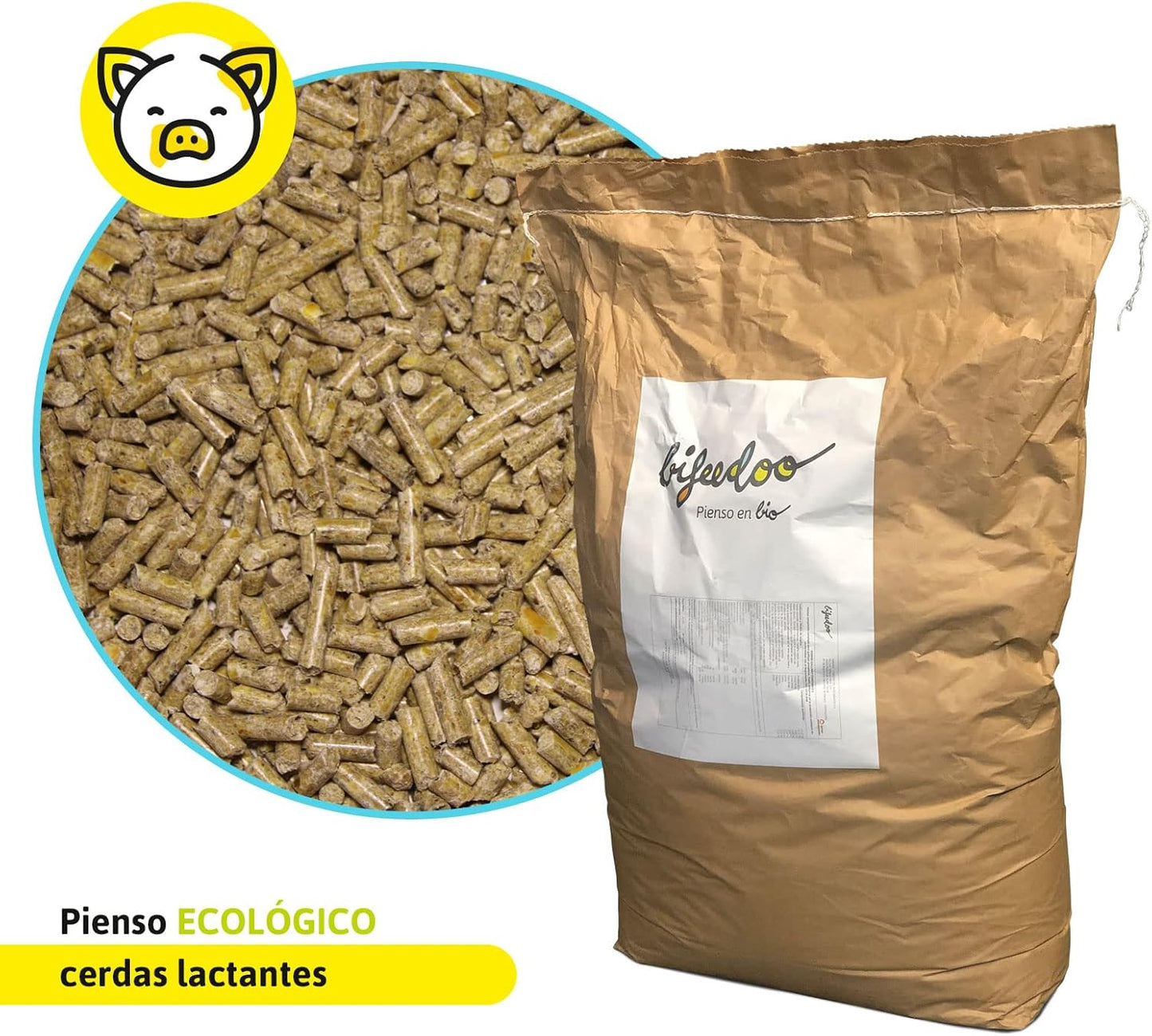 Pienso ECOLÓGICO para Cerdas Lactantes 20 kg – Comida Nutritiva y Natural para Producción de Leche Óptima Energía_2