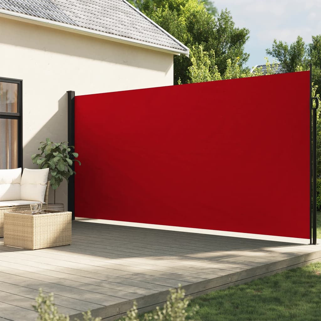 Vidaxl Toldo Lateral Retráctil Rojo 200x500 Cm_1