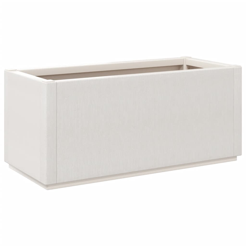 Caja De Flores De Jardín Blanco_4