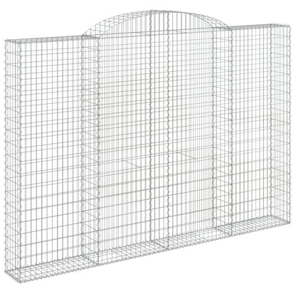 Cestas De Gaviones 4 Uds Forma De Arco Hierro 300x30x200/220 Cm_2