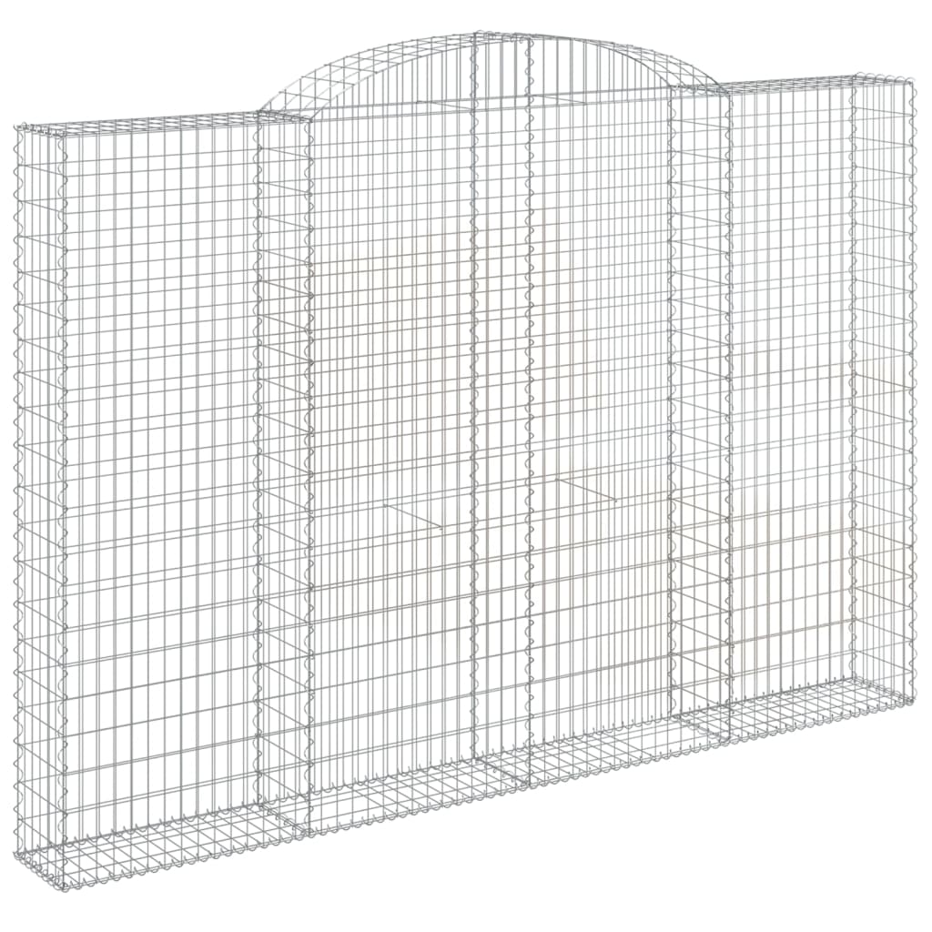 Cestas De Gaviones 5 Uds Forma De Arco Hierro 300x30x200/220 Cm_2
