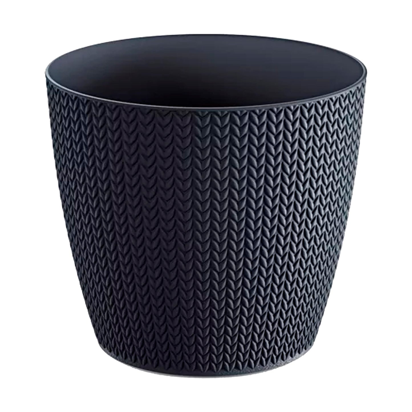 Maceta Wheaty 5,4l., Dimensiones (mm) 218x218x193, Color Antracita