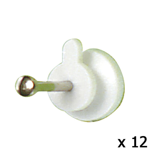 Cuelga Cuadros Redondo Pequeño (blister 12 Unidades) Clavar