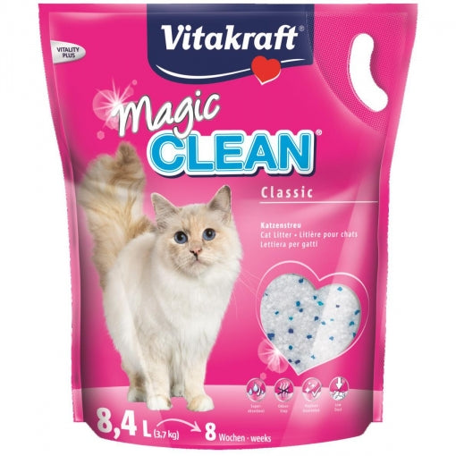 Contas de sílica gel superabsorvente Vitakraft Magic Clean 3,8 L