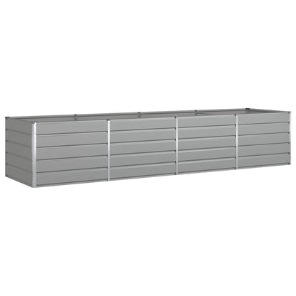 Jardinera Gris Claro 385 X 100 X 75 Cm Acero Galvanizado_0