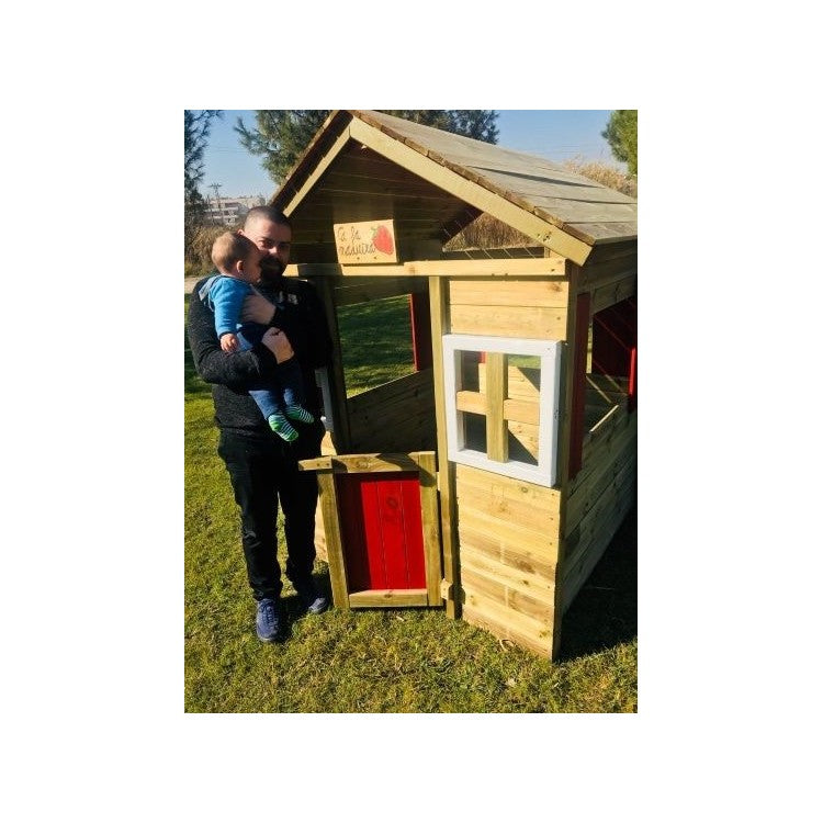 Casita De Madera Masgames Fresita Deluxe Xl._2